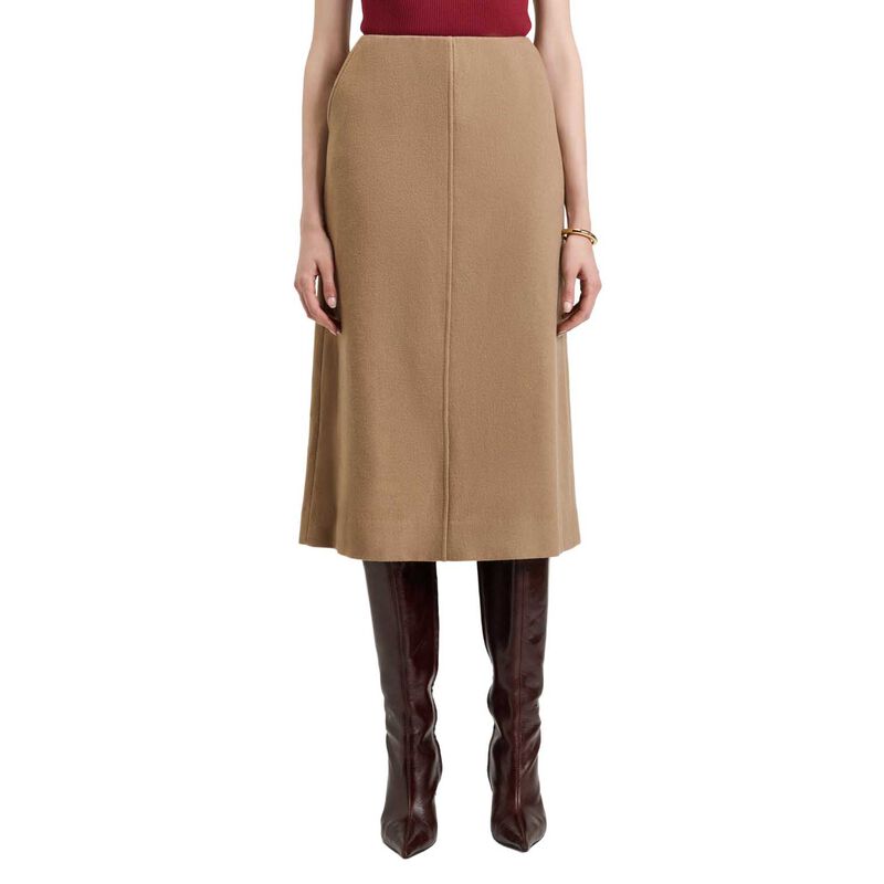 Veronika Maine Wool A Line Skirt image number 0